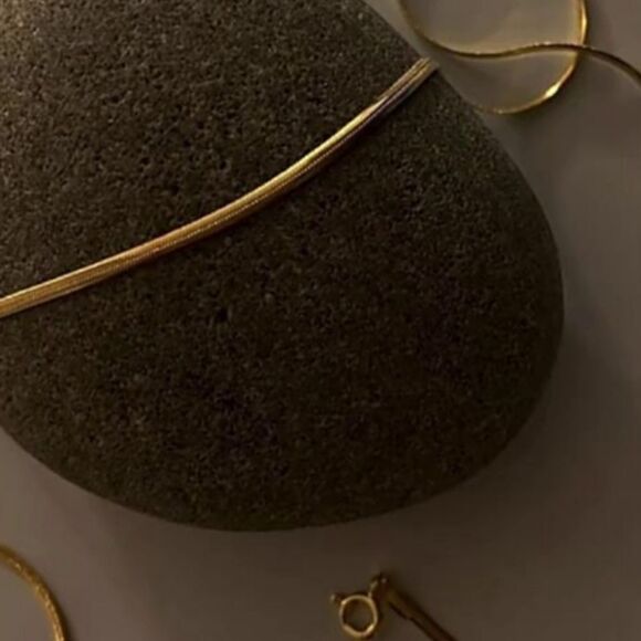 Stainless Steel 18K Gold Plated or Silver Plated Chain Herringbone Necklace - Picture 8 of 12